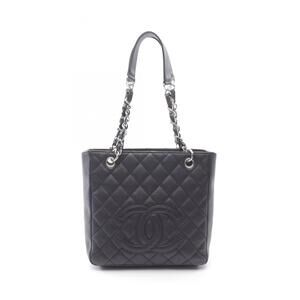 CHANEL Matelasse PST Tote Bag in Caviar (Grained Calfskin) for Women, Black
